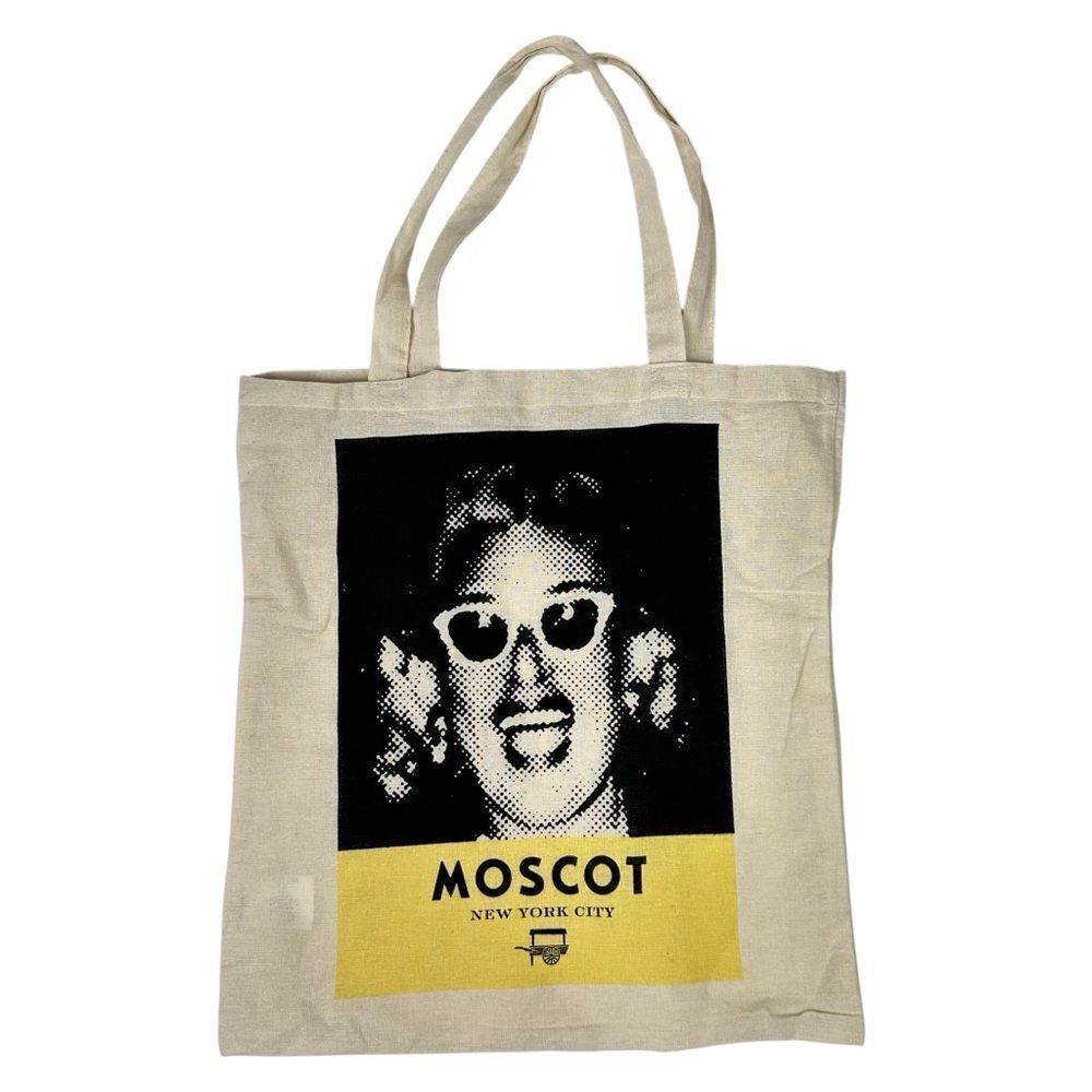 Brand New Moscot Eyewear Tote Bag Grandma Sylvia 100% Cotton Bag
